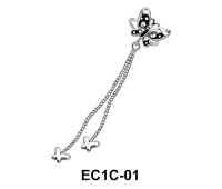 Ear Cuff Butterfly Chain EC1C-01